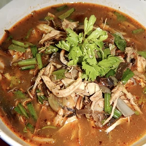 Pulled Chicken Sour Soup