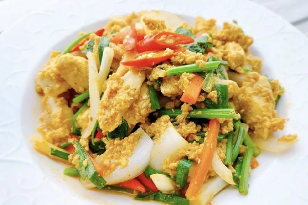 Salted Squid & Egg